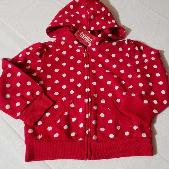 Gymboree NWT size 2T-3T Polka dot 2011 Hoodie. - Picture 1 of 3